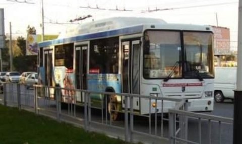 Автобус на сжатом метане в г.Краснодаре